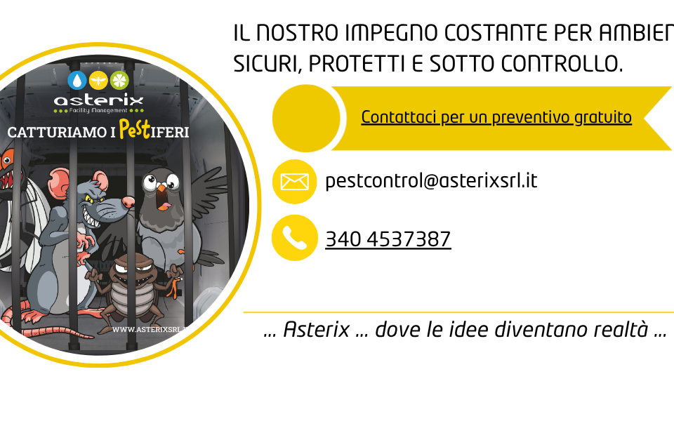 pest control e disinfestazione