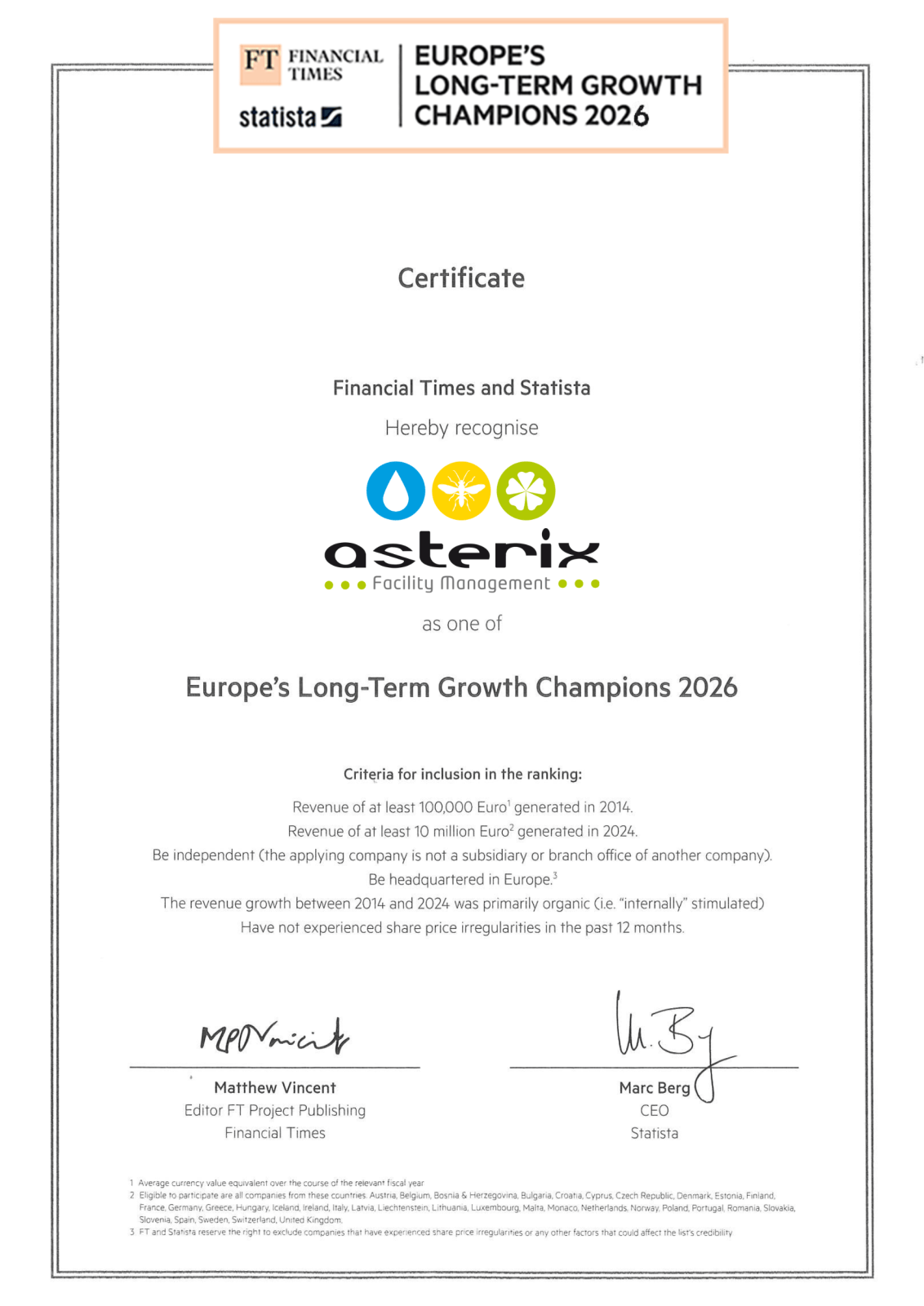 ATTESTATO CHAMPIONS 2026